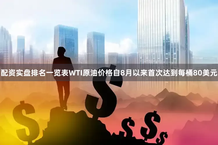 配资实盘排名一览表WTI原油价格自8月以来首次达到每桶80美元