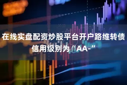 在线实盘配资炒股平台开户路维转债信用级别为“AA-”